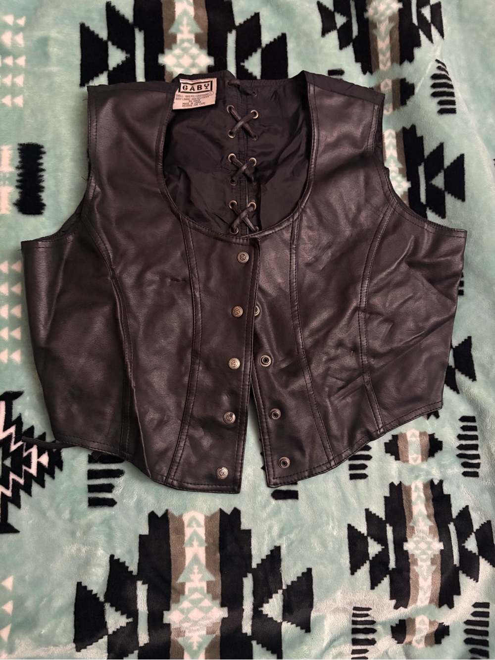 Vintage women’s polyester vest